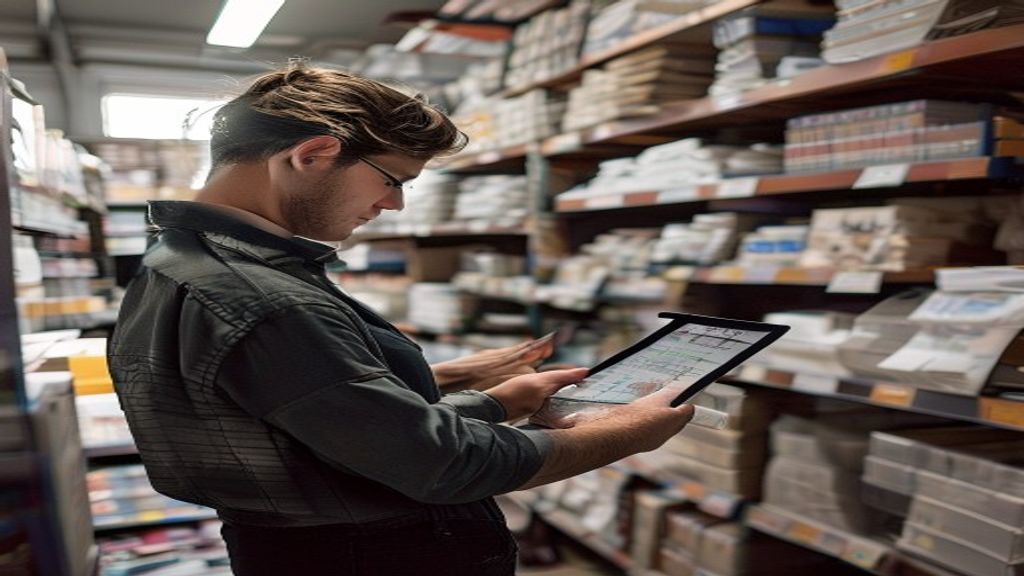 Dashboard view of inventory management software designed for small business owners