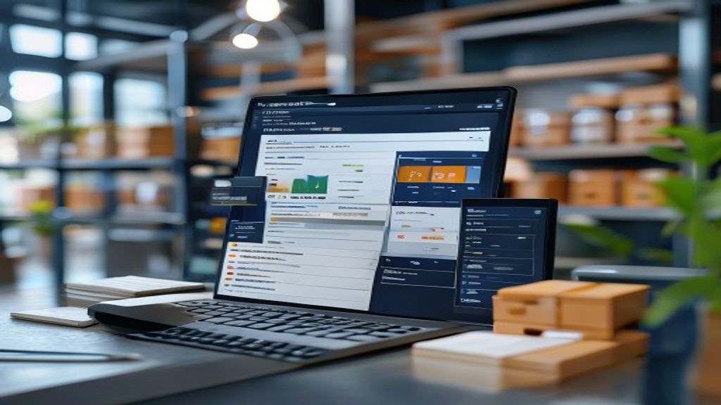 Dashboard view of inventory tracking software designed for small business management