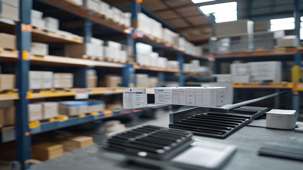 Small business using a cloud-based inventory tracking system to monitor stock levels and streamline order management.