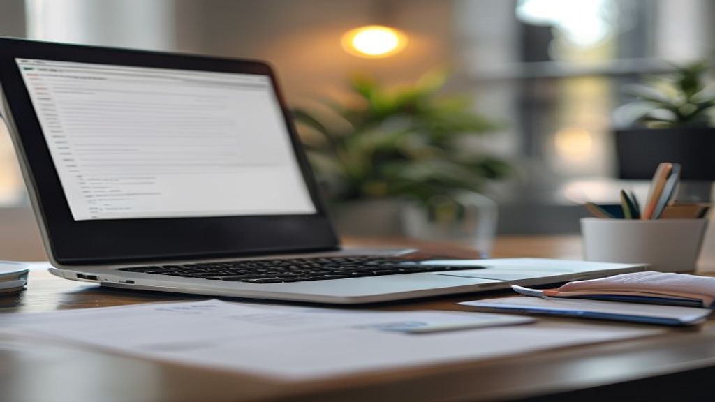 A user-friendly invoicing software dashboard showing organized invoices, payment status, and client details.