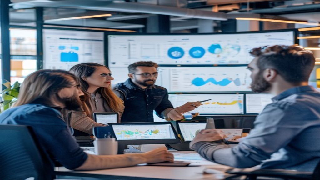 IT project management software dashboard displaying timelines team tasks and progress metrics