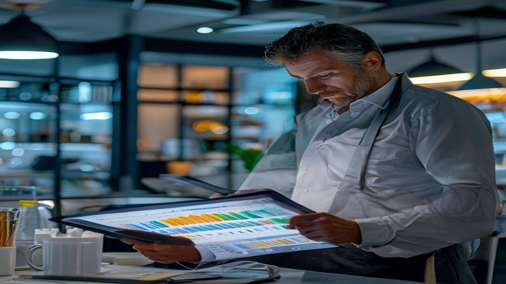 Professional restaurant management system interface for streamlined operations