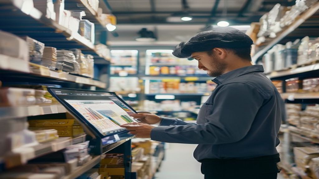 Dashboard view of intuitive stock management software helping small businesses track inventory, orders, and analytics.