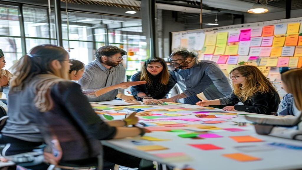 Team members using a digital work management platform to assign tasks, track progress, and collaborate in real time.
